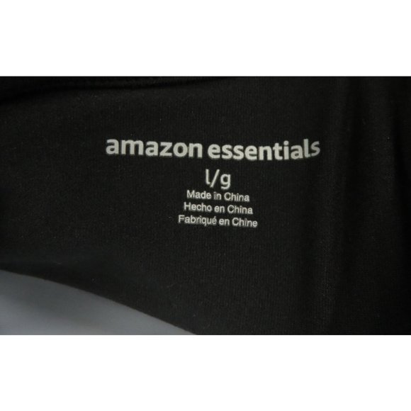 Amazon Essentials Women's Black Hooded Shirt Large New - Picture 5 of 5